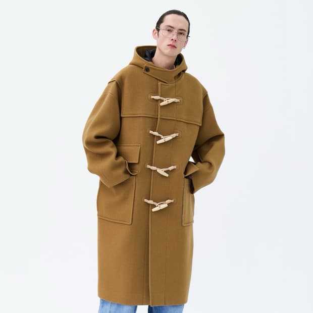 [택포](새상품)(L)이에이 IEY 맥시더플코트 카멜