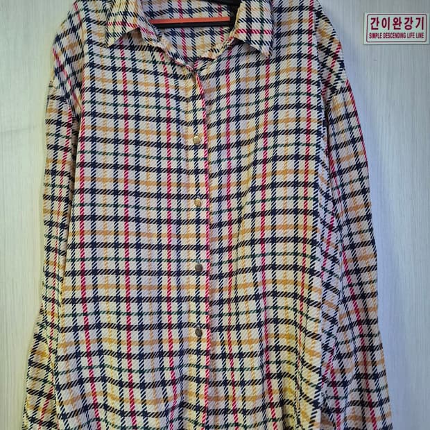 닥스(DAKS) 리얼 빈티지 체크 패턴 남방 97
