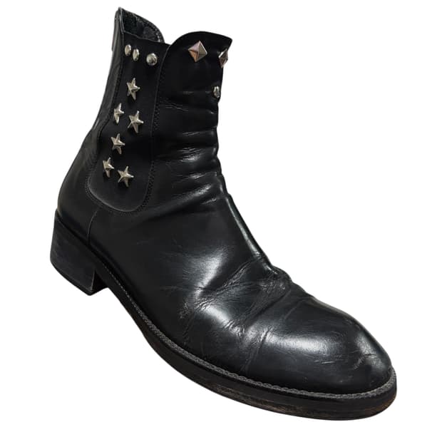 후망 스터드 커스텀 블랙 첼시부츠 270-275 웨스턴부츠