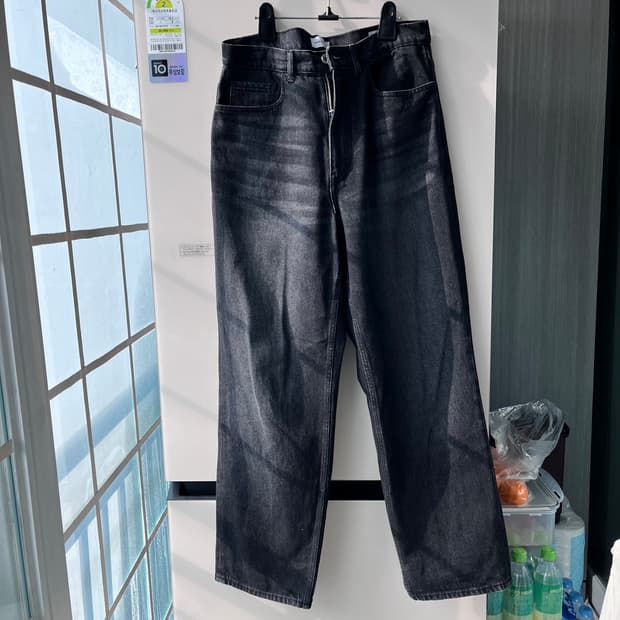 스테디 에브리 웨어 릴렉스드 데님 미디엄블랙 3size