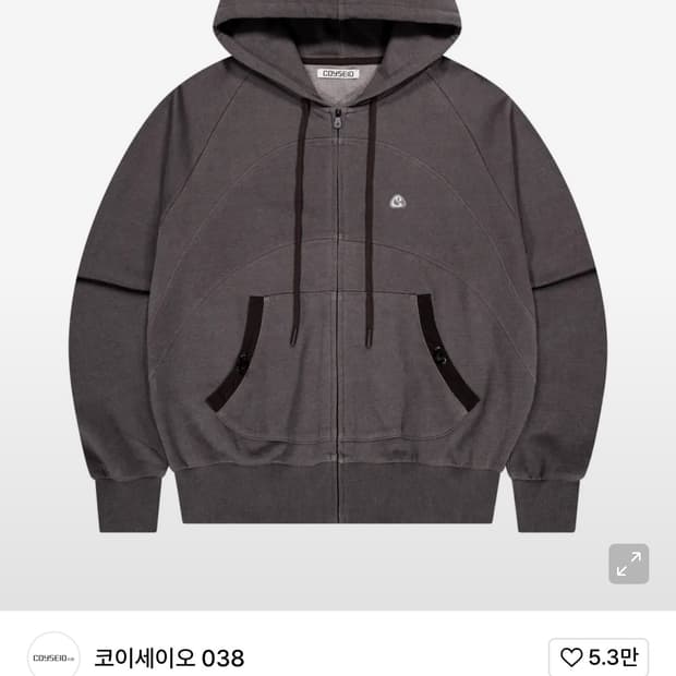 코이세이오 후드집업 