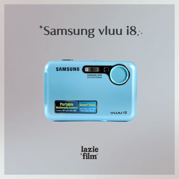 재민pick✧･ﾟSamsung VLUU i8 삼성 블루 디카