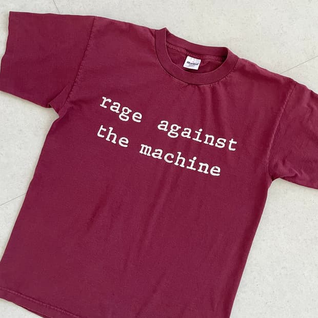 [L] 90's rage against the machine 반팔 티셔츠