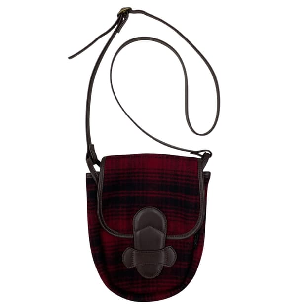 포터 울 타탄체크 크로스백