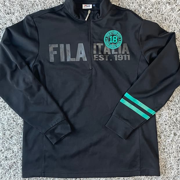 휠라골프 반집업 슬리브