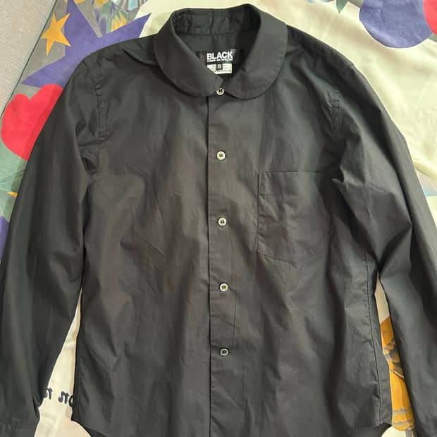 꼼데가르송 블랙 셔츠 S