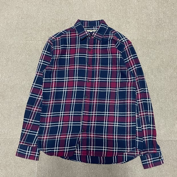 유니온메이드 클래식 긴팔 체크 셔츠