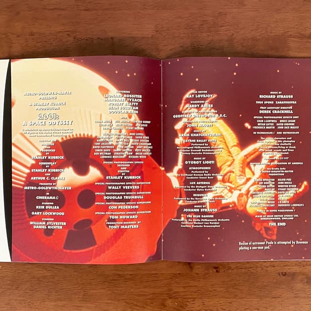 2001: 스페이스 오디세이 일본 극장용 팜플렛 (1995년 재판본)