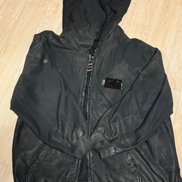 (XL) 발렌시아가 개퍼 후드집업 스몰핏 