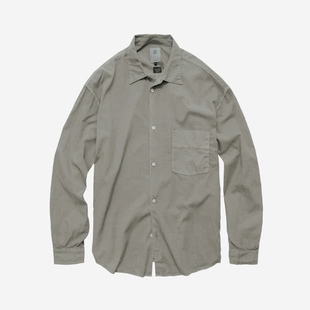 (4)폴리테루 루즈드 텐큐 셔츠 라이트 제이드