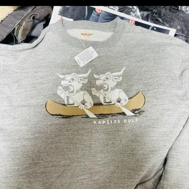 캐피탈 캡사이즈 스웻셔츠 4사이즈 그레이