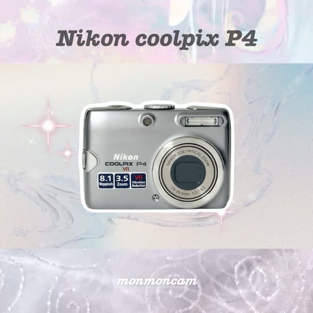 (인물강추) 니콘 쿨픽스 P4 / Nikon coolpix P4 실버디카