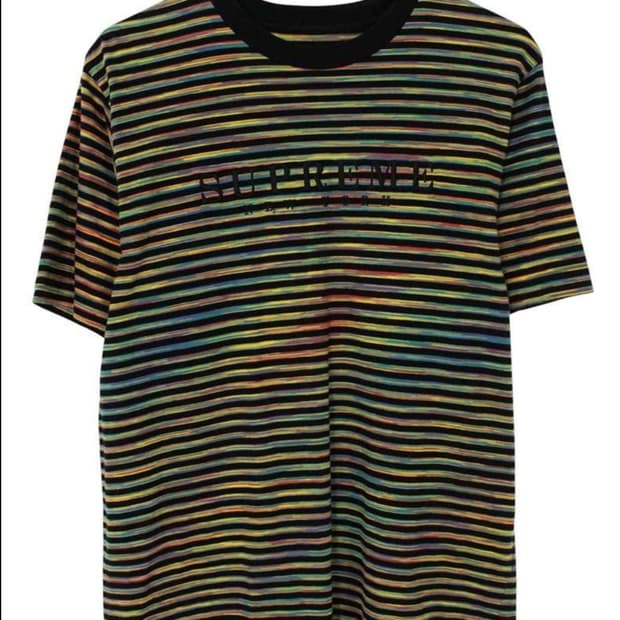 슈프림 스태틱 스트라이프 반팔티셔츠 XL