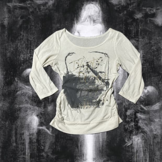 arnaldo bassini y2k gyaru 메시걸 롱슬리브