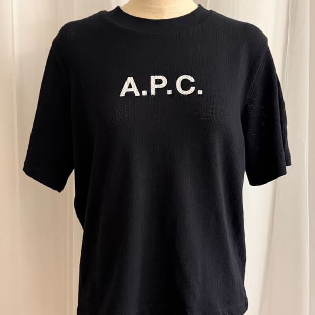 A.P.C 메쉬 반팔티 