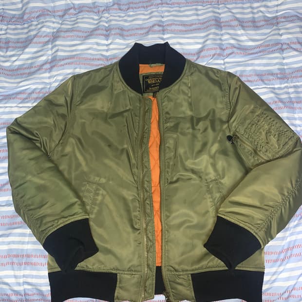 후아유 ma-1 봄버자켓