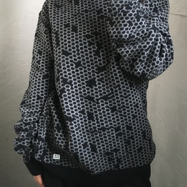 C.P. Company CP 컴퍼니 블랙 패턴 울 니트 