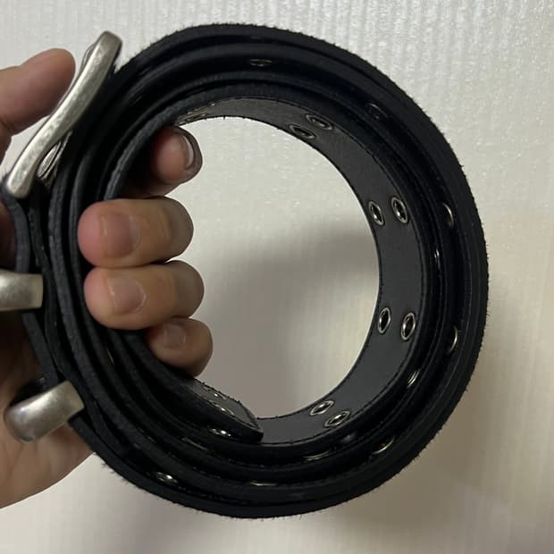 [OS] 카미엔 mjd 더블홀 벨트 블랙 새상품