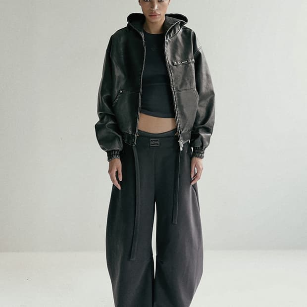 [택o새상품]배드블러드 비욘드 캐시 소프트 조거 - 챠콜 xs