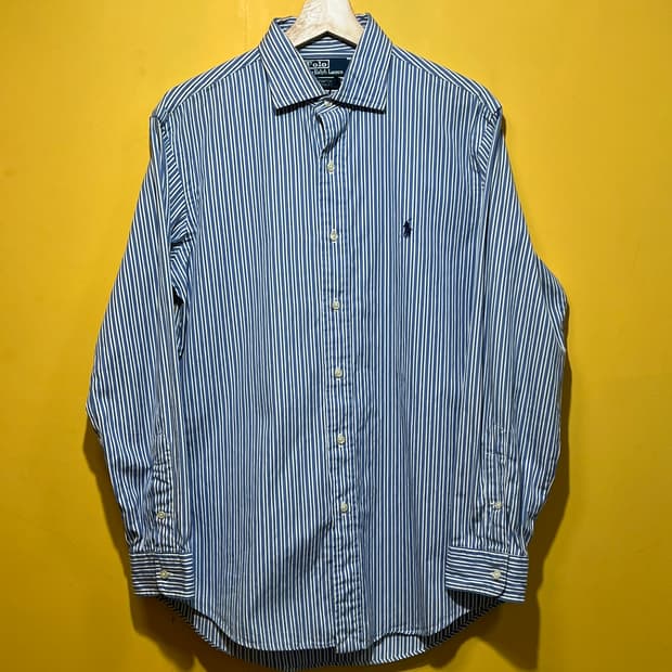 M [100] 폴로 랄프로렌 커스텀핏 스트라이프 셔츠