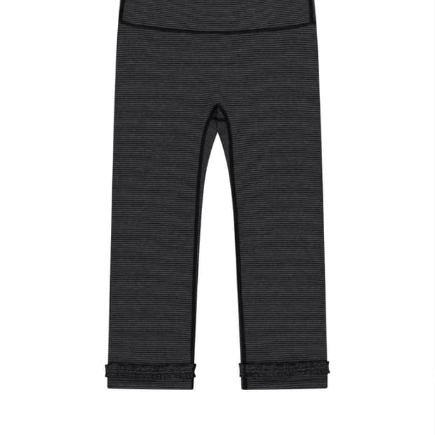 코이세이오 STRIPE ROUGH LEGGINGS DARK GREY