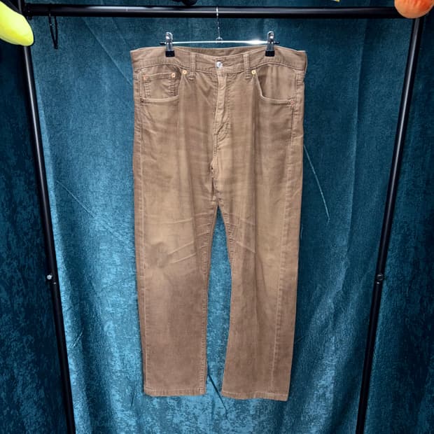 (34) 리바이스 505 코듀로이 브라운 팬츠