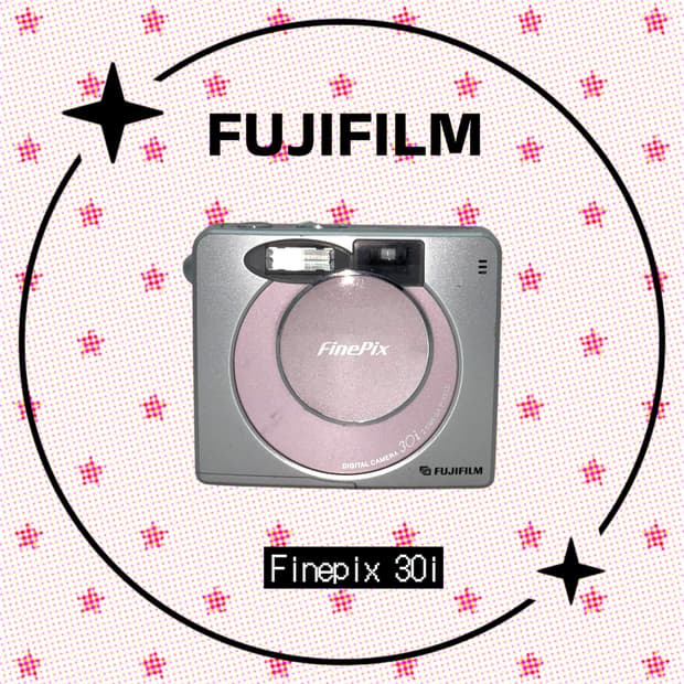 (핑크/레트로) 후지필름 파인픽스 FUJIFILM FinePix 30i 