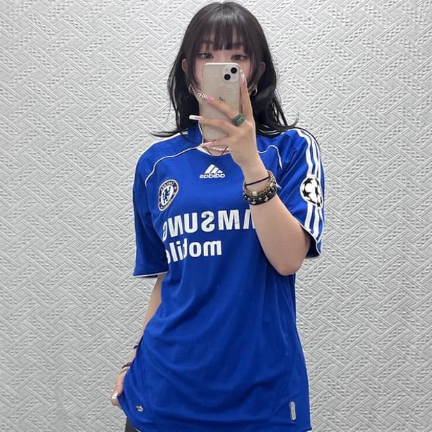 아디다스 첼시 드록바 축구 유니폼 져지 반팔티 95 C11393