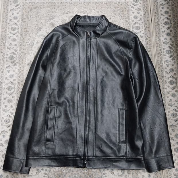 MITZVAH 빈티지 페이크 래더 자켓 L