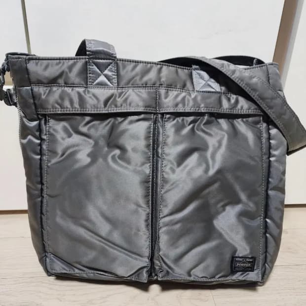 요시다포터 탱커 2way 토트백 실버그레이