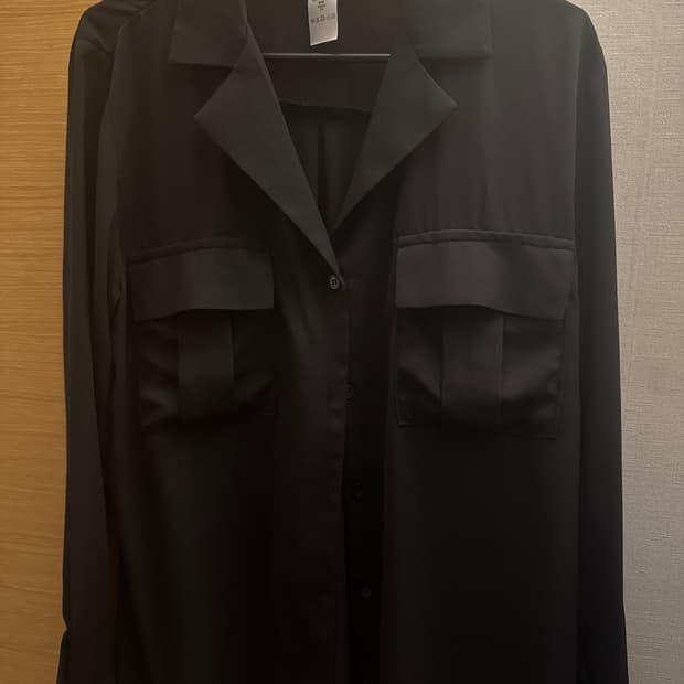 펑크 블랙 셔츠