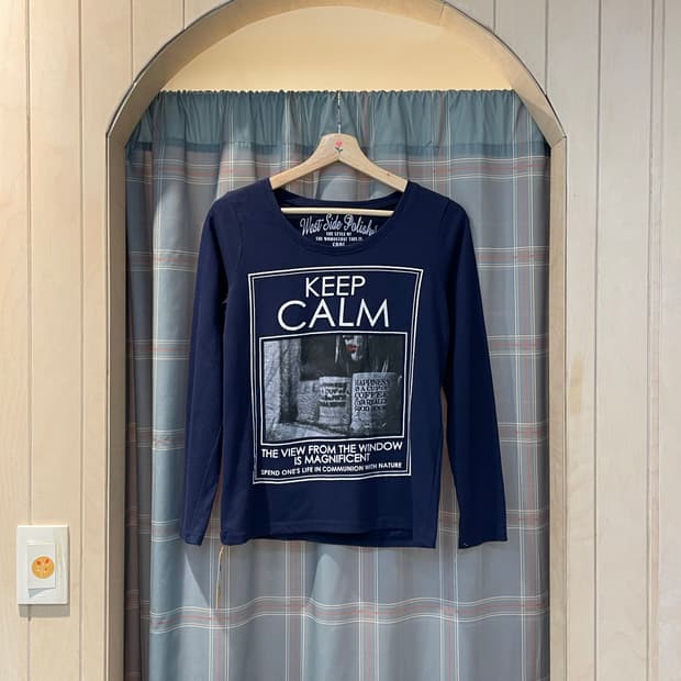 일본빈티지 keep calm 티셔츠