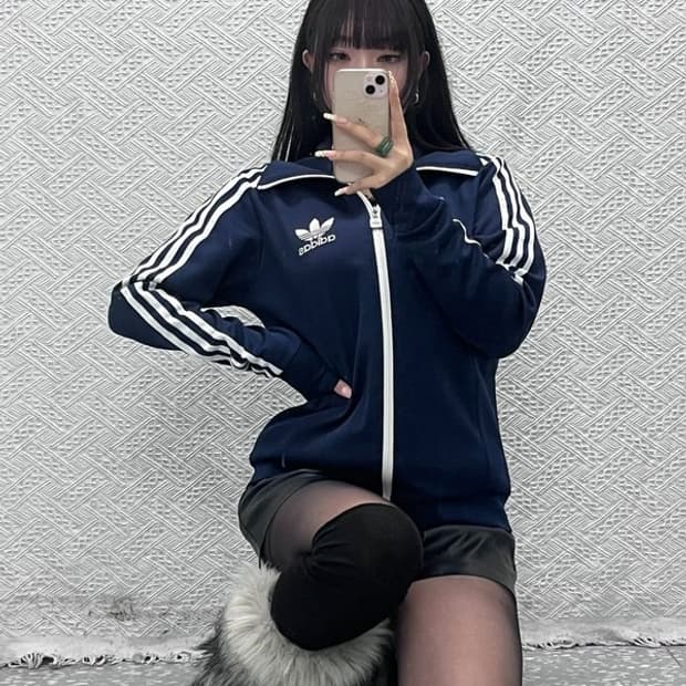 아디다스 빈티지 스포티 유로파 져지 집업 95 C10023