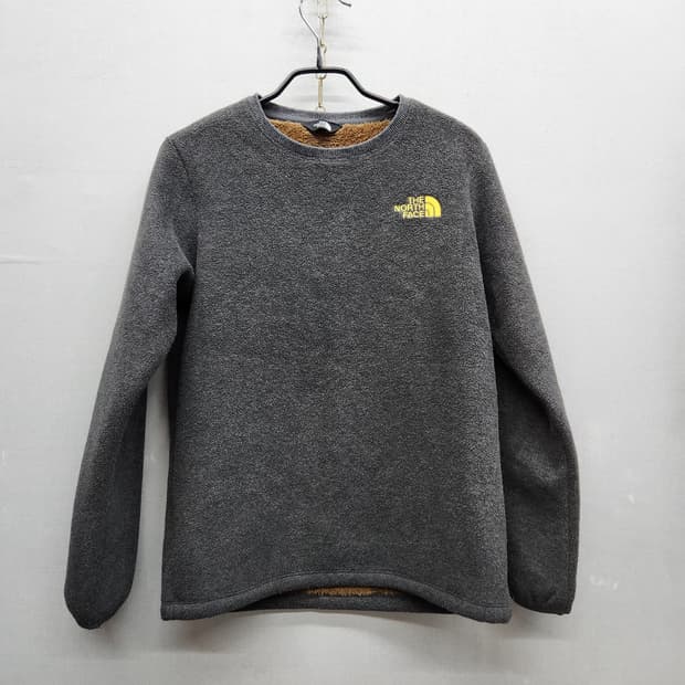 노스페이스 후리스 맨투맨(안감 털) S