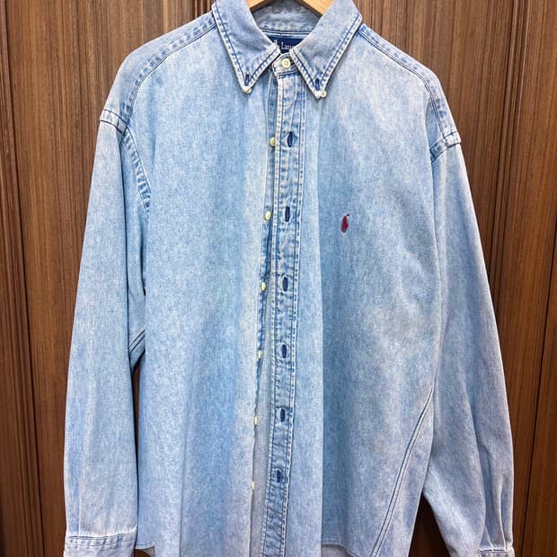 폴로 데님 셔츠