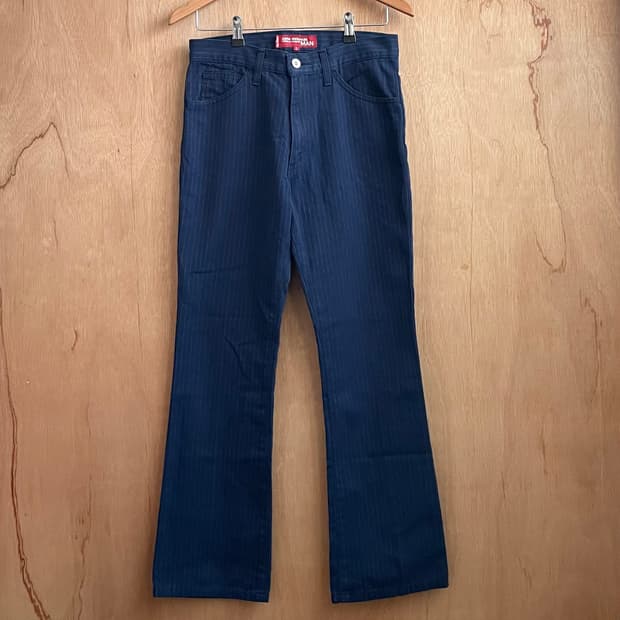 준야와타나베 리바이스 스트라이프 플레어 팬츠