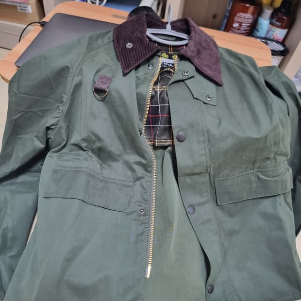 바버 스페이 논왁스 카키 L