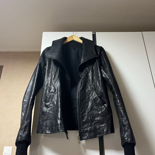 [S] 릭오웬스 09FW 크러스트 워시드 램 지오 자켓