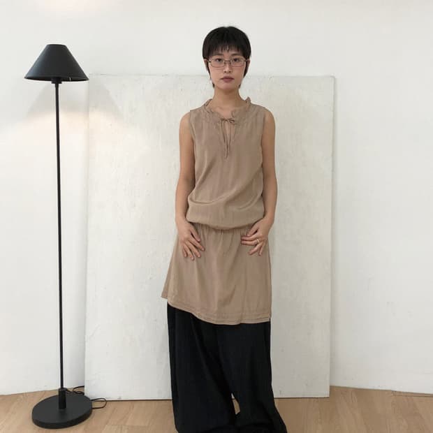 vintage GAP dot layered dress