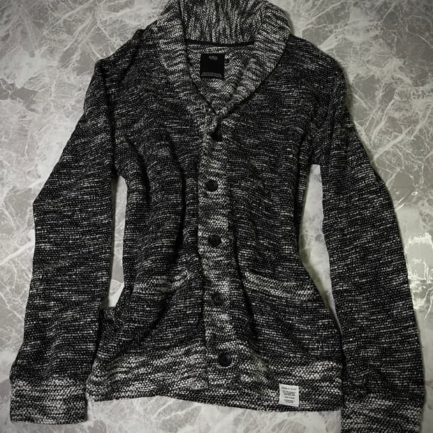 Azul turtle neck knit cardigan