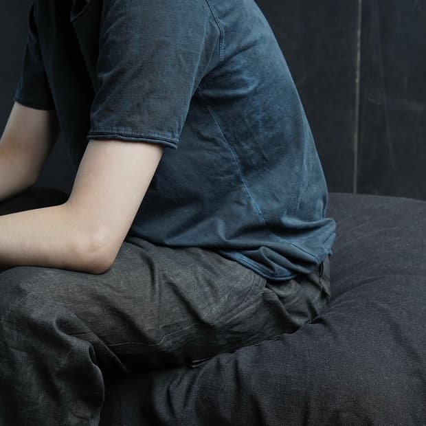 [S] blackmerle base tee indigo + ink