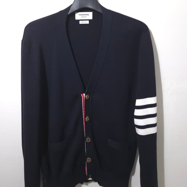 [새상품급, 3Size] 톰브라운 밀라노스티치 금장 가디건 