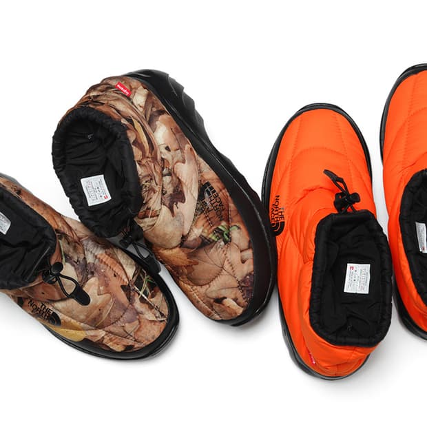 Supreme x north face 16fw nuptse boots