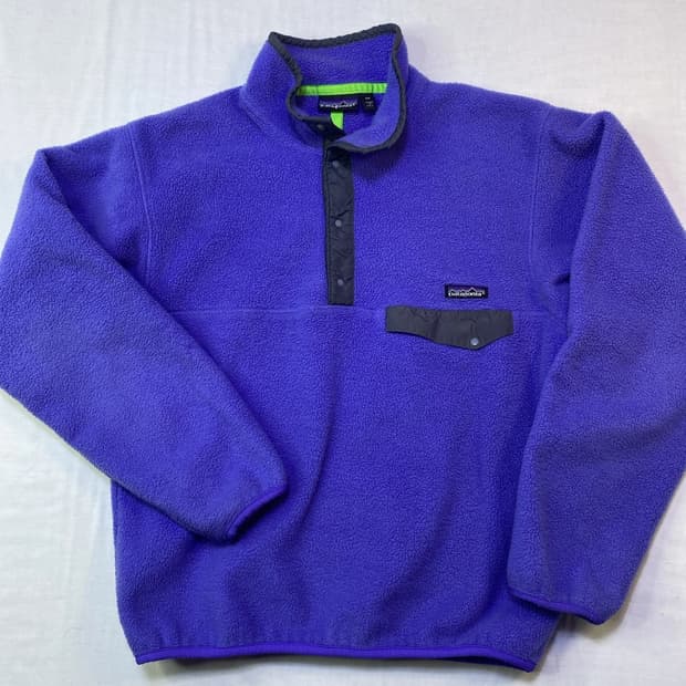 80s~90s USA 파타고니아 신칠라 스냅-T 퍼플