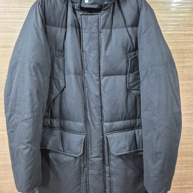 올세인츠 남성 블랙 세르지오 파카 패딩 (L/105)