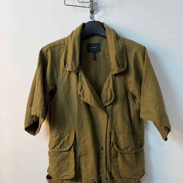 이자벨마랑 린넨 코튼 더블 자켓 