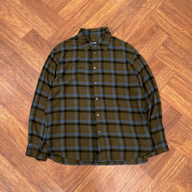 105 시스템옴므 한섬 체크 셔츠 