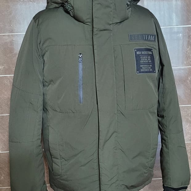 👔남성95사이즈👔NBA TEAM 카키 패딩