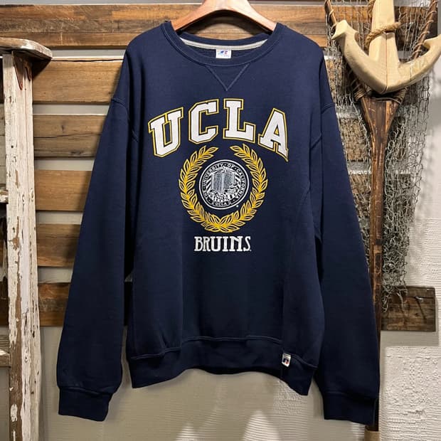 [L]Russell USA 러셀 UCLA 프린팅 네이비 스웻셔츠