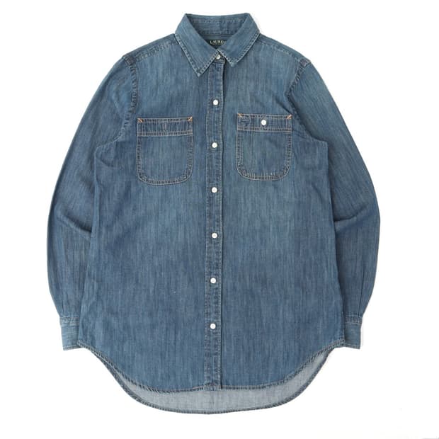 로렌 랄프로렌 프론트포켓 데님 셔츠